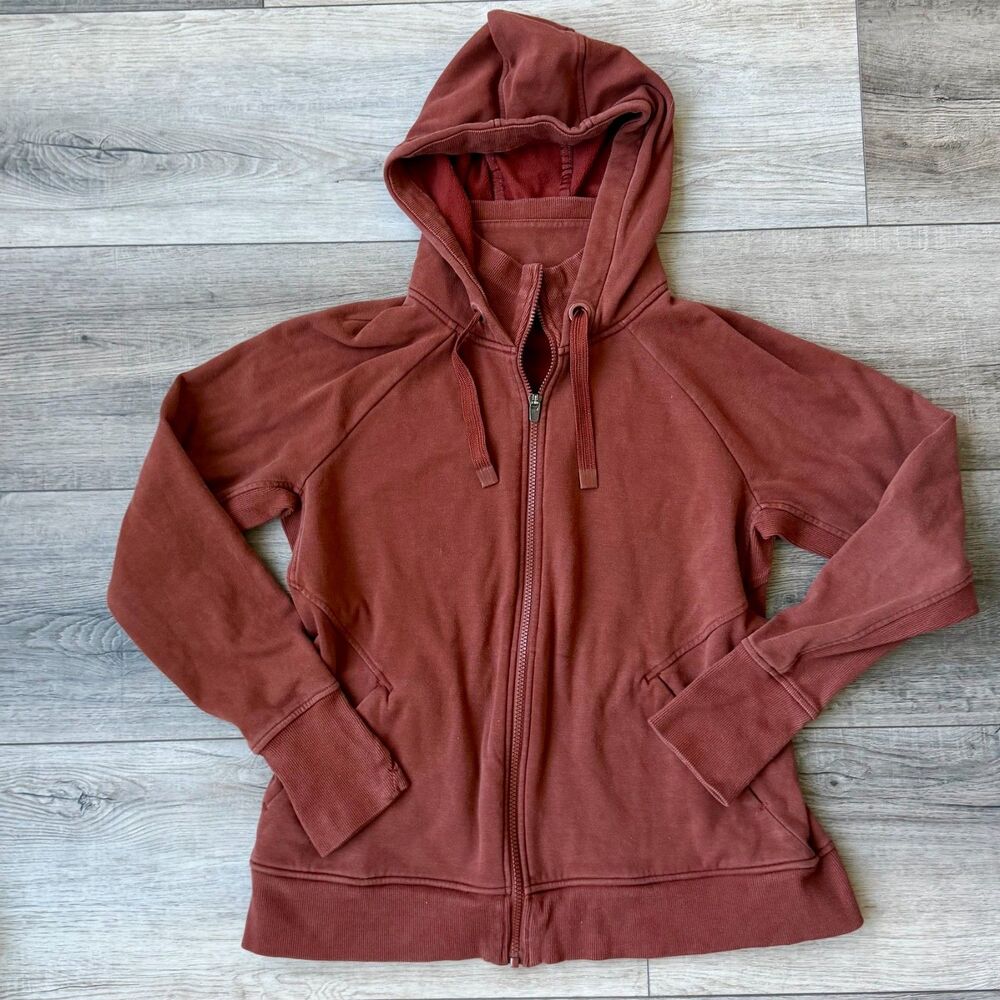 Athleta Triumph Hoodie Womens Sz Large Pockets Neck Warmer
